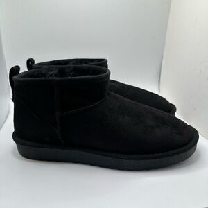 CUSHIONAIRE Women's pull on boot 8.5 BLACK